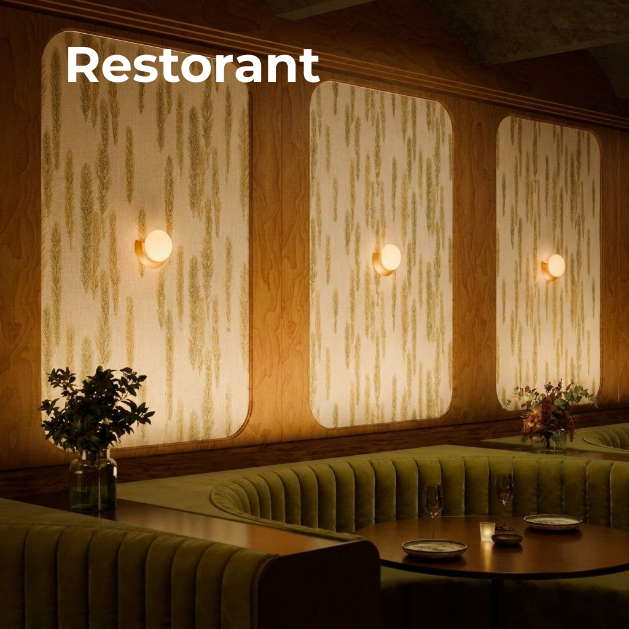 Restoran iç mekân projesi